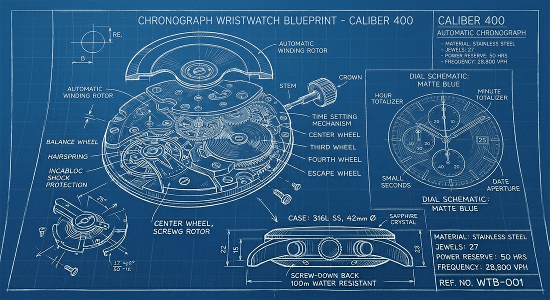 You can sketch a watch in an afternoon. Building one is another thing entirely.