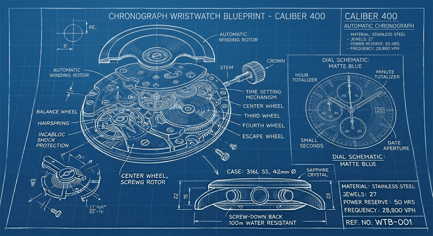 You can sketch a watch in an afternoon. Building one is another thing entirely.